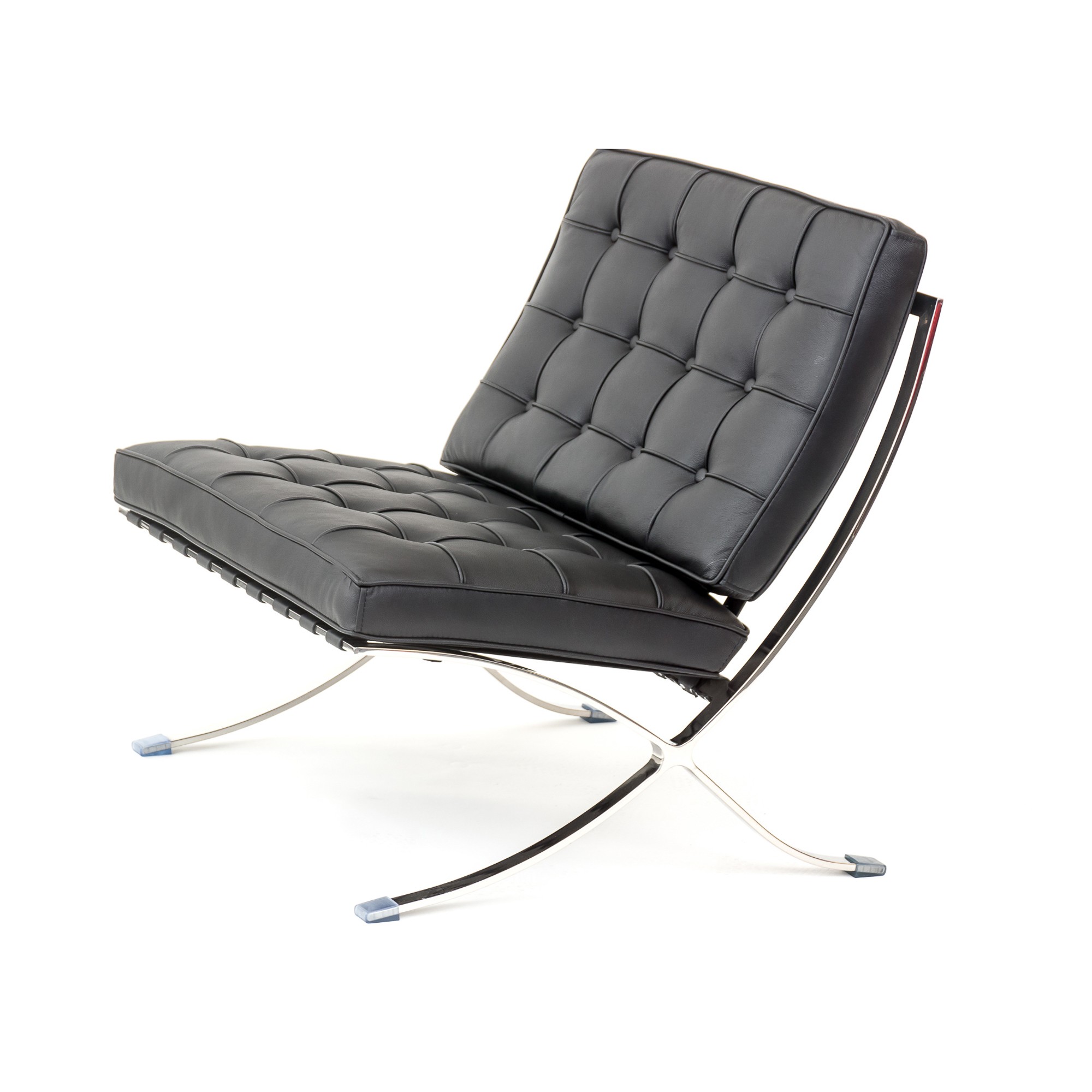 Barcelona Pavilion Lounge Chair Premium Aniline Leather Red Artis Décor