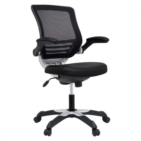 Edge Vinyl Office Chair Black