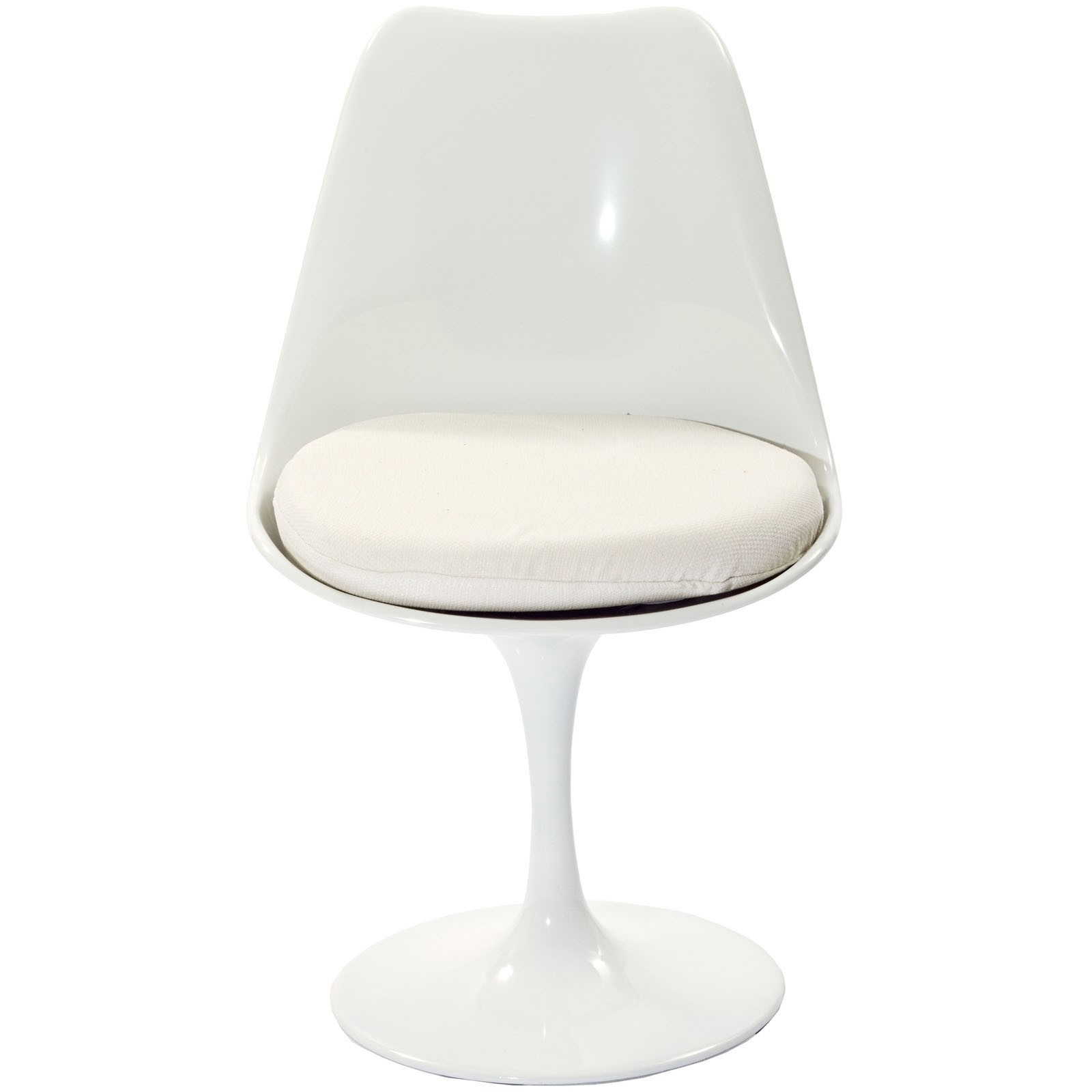 Lippa Dining Fabric Side Chair - White