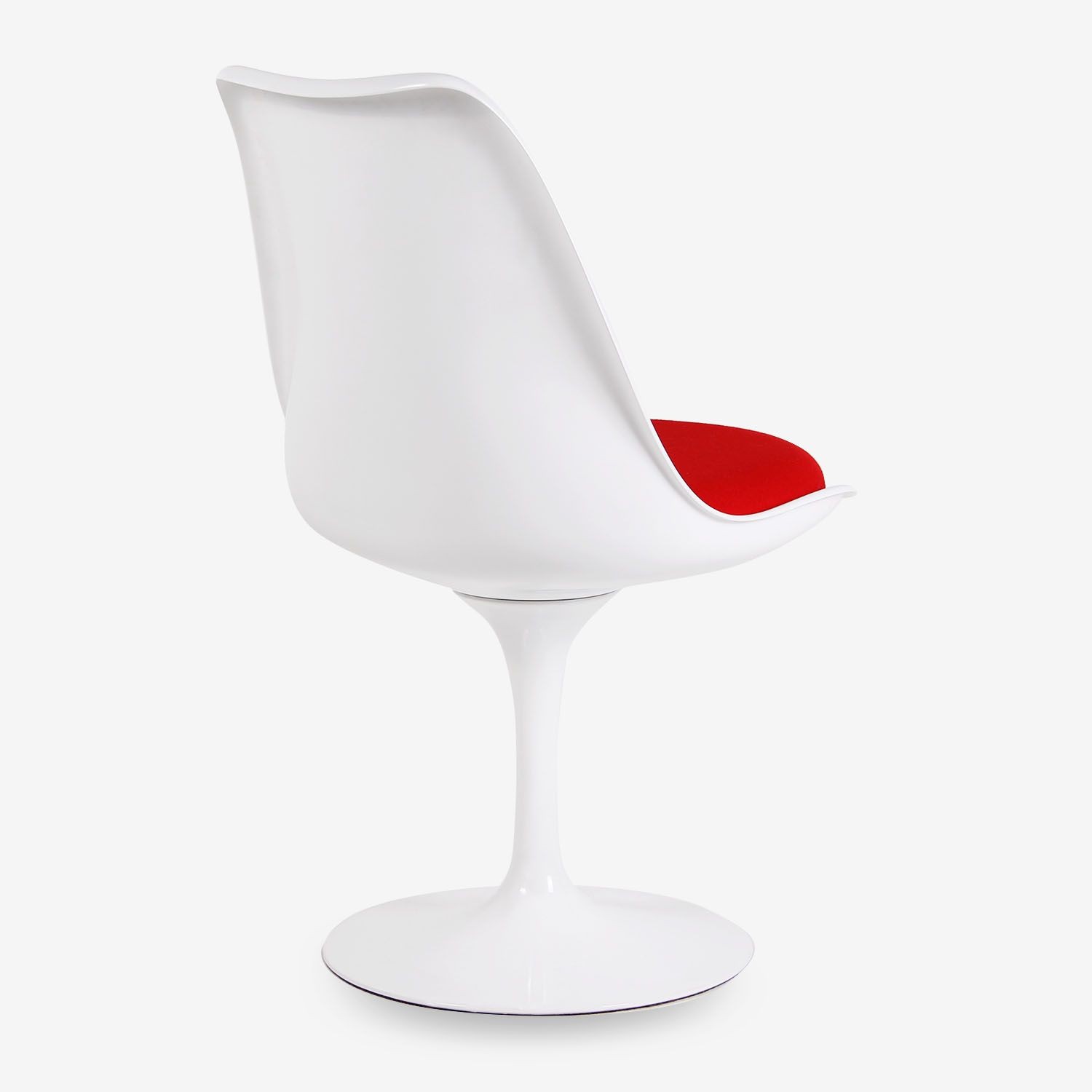 Tulip Chair - Molded ABS Plastic-Red